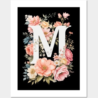 Monogram Letter M Posters and Art